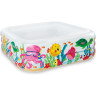 Детский надувной бассейн INTEX «Аквариум» 57471, квадратный
